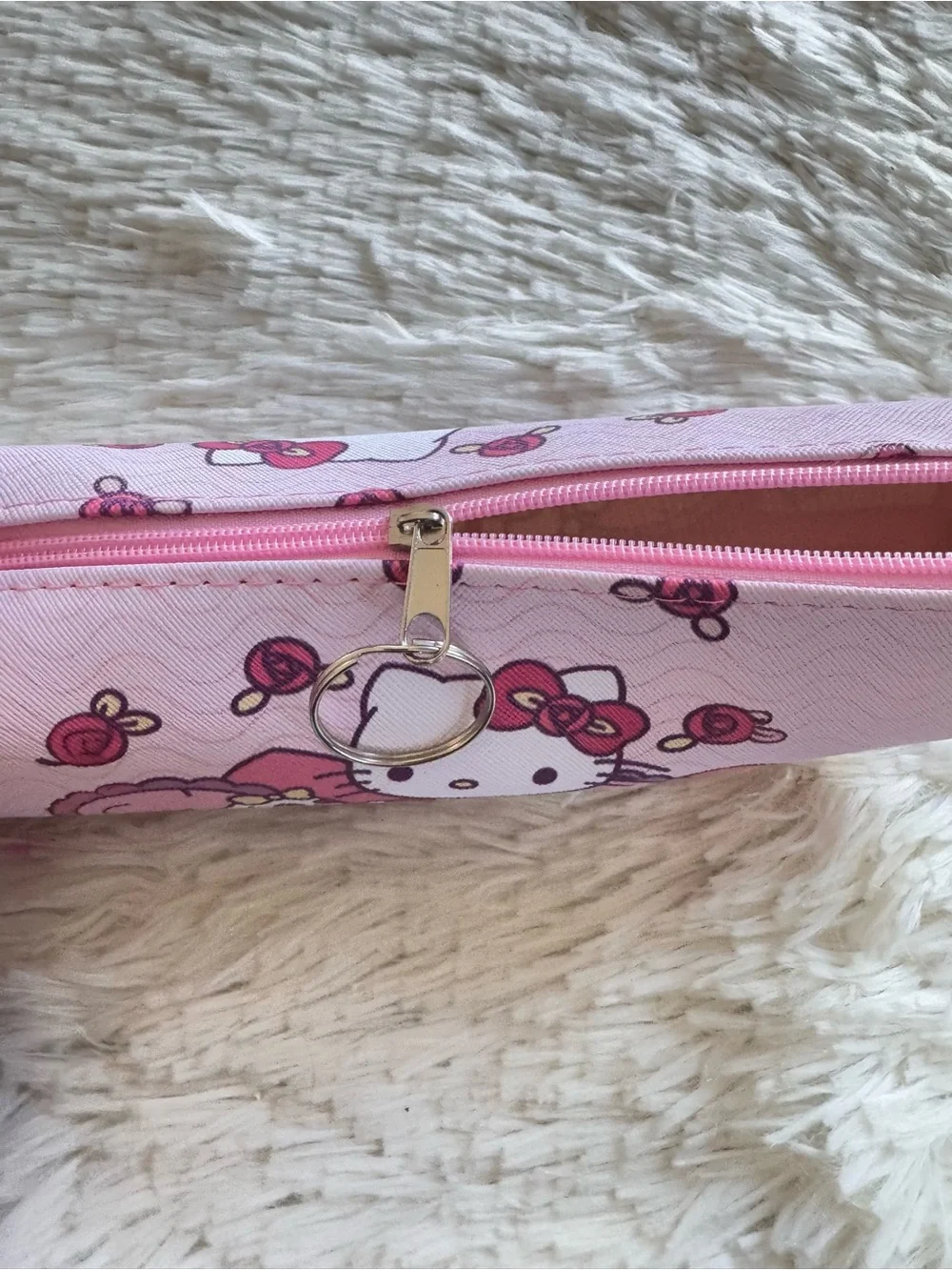 Hello Kitty Pink and Light Pink Cosmetic pencil Pouch